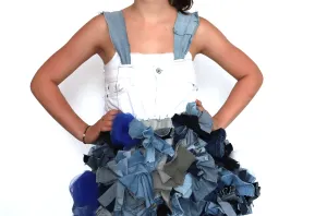Jeans Modeentwurf Pompon
