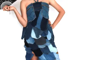 Jeans Modeentwurf Taschen