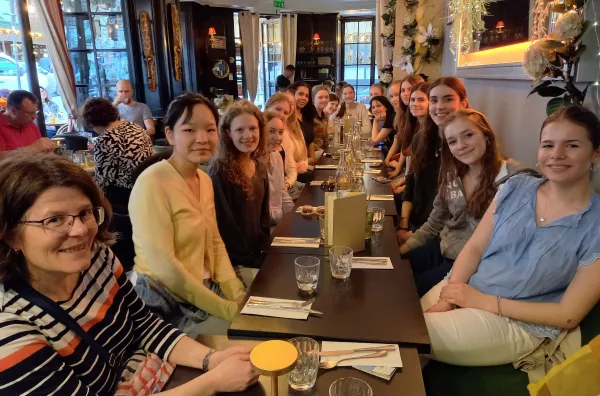 gemeinsames Abendessen am Montmartre