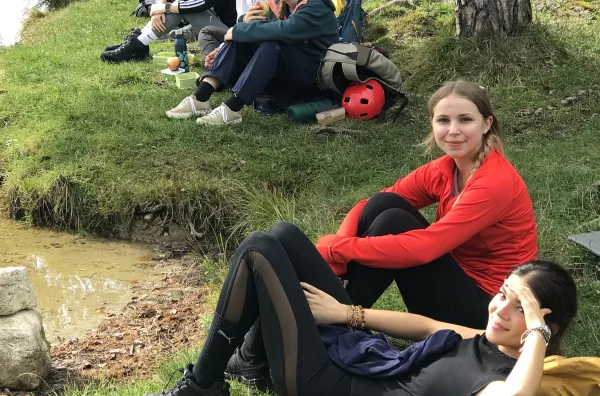 Rast am Schmutterweiher