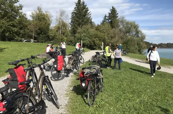 Rast und Recherche am Forggensee (bei Dietringen, einem Warenumschlageplatz in der Römerzeit)